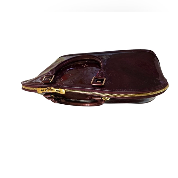 Authentic EUC Louis Vuitton GM Alma Red Fauviste Vernis Handbag with Dustbag. - Picture 11 of 17